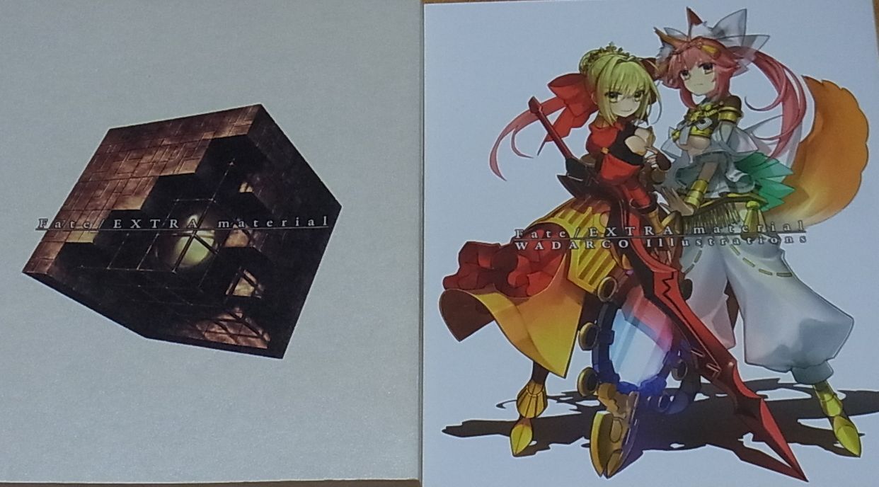 TYPE-MOON Fate EXTRA material Limited Version Arco Wada 226 & 50 