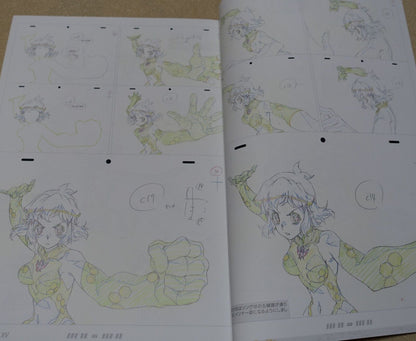 SENKI ZESSHOU SYMPHOGEAR XV KEY ANIMATION ART WORK BOOK SET 