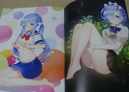 Hachigo Ayami Re Zero Rem Color Fan Art Book REM x rkgk 