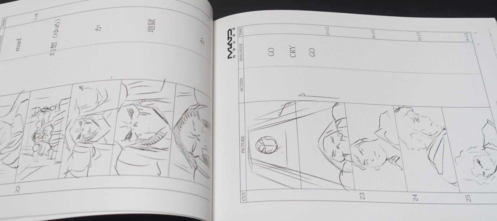 MAD HOUSE Animation Overlord 2 Story Board & Key Frame Art Book 