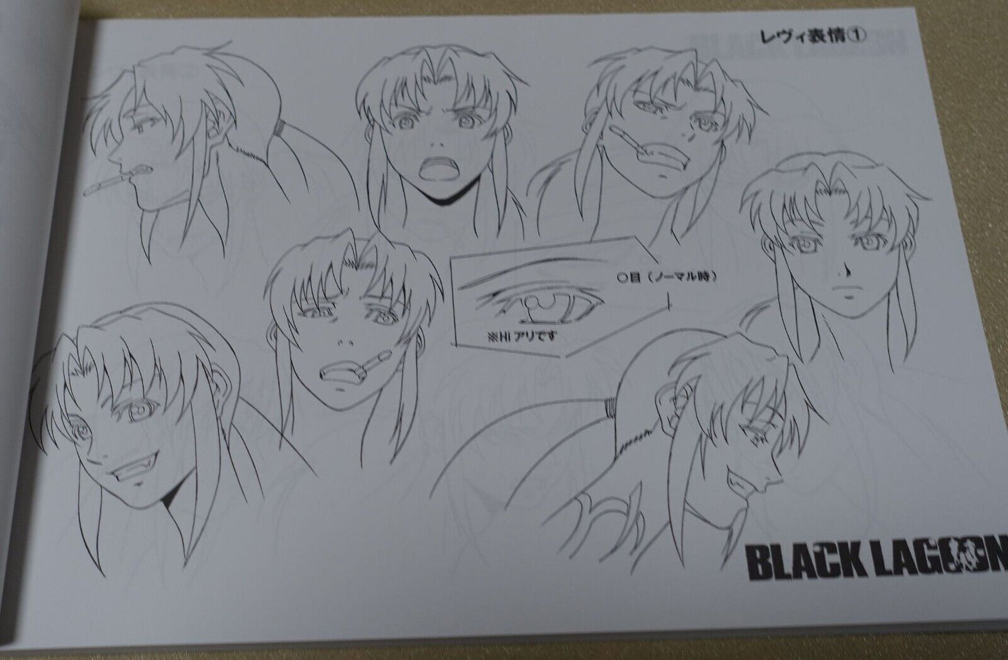 Black Lagoon Animation Setting Art Collection Book 