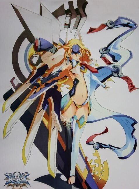 BLAZBLUE CONTINUUM SHIFT μ-No.12 51x72 cm Size Tapestry Wall Scroll 