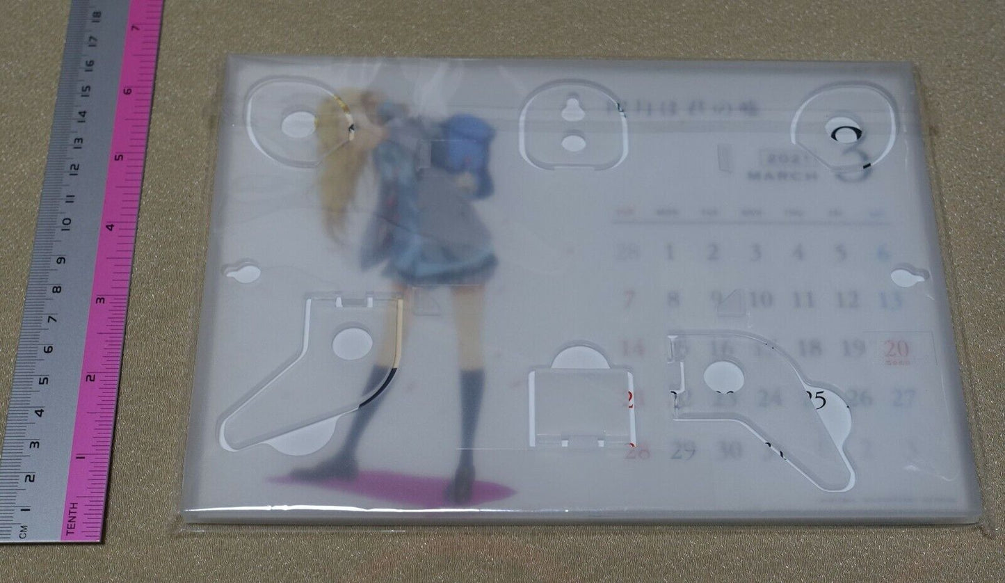 Your Lie in April 2020-2021 Calendar Art Card Shigatsu ha Kimi no Uso 