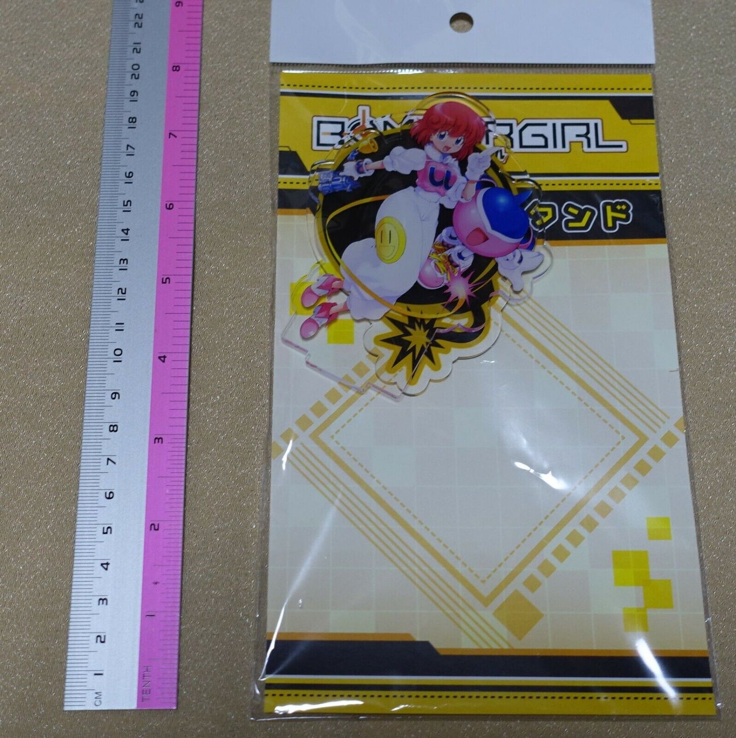 BOMBER GIRL Character Acrylic Stand Figure TWIN BEE PASTEL 