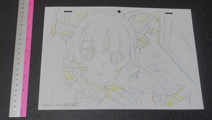 SYMPHOGEAR XV Reproduction Key Frame Art Sheet F 