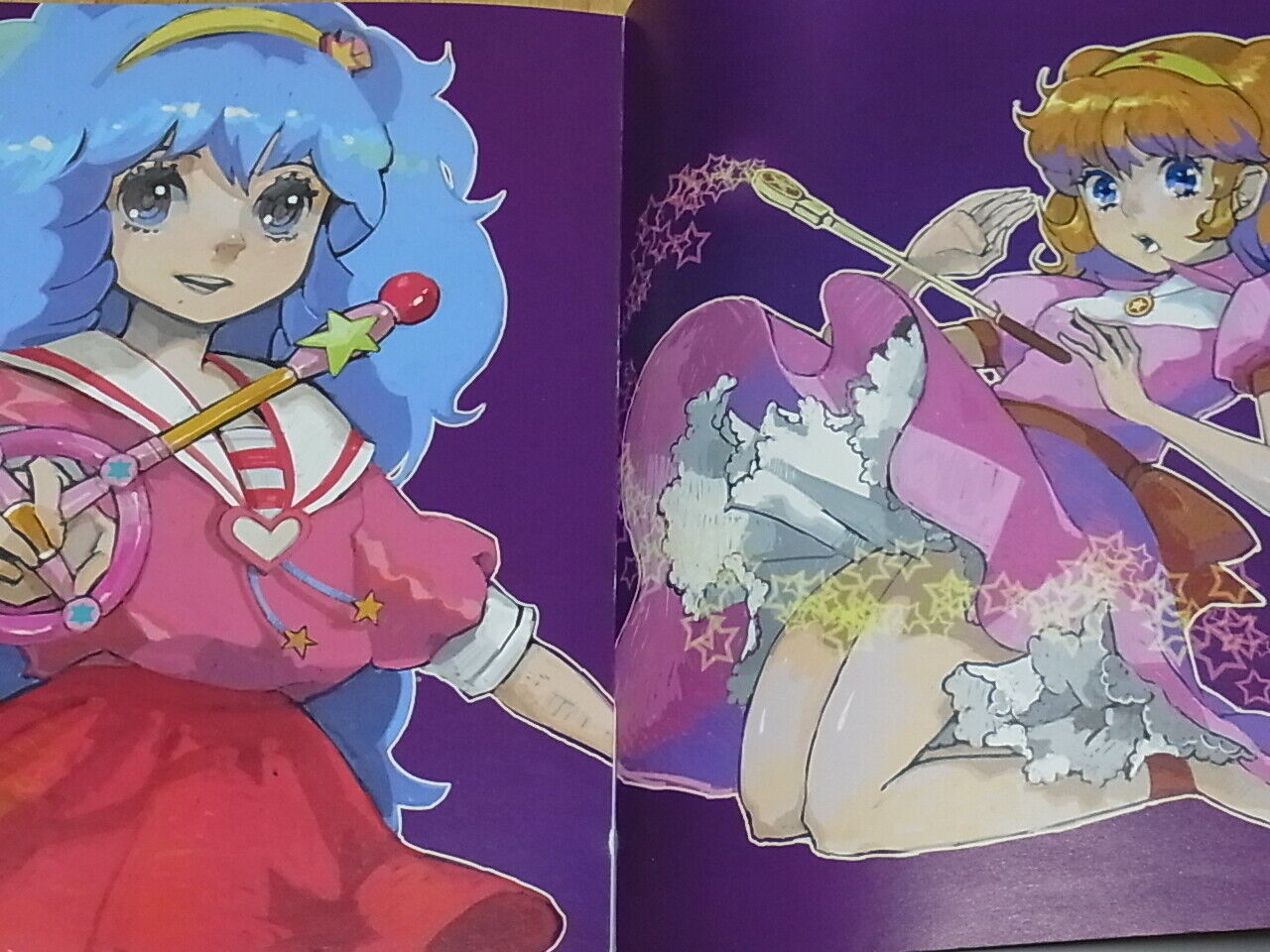 Arco Wada Animation Magical Girls Color Fan Art Book Majyokko Tsuushin 