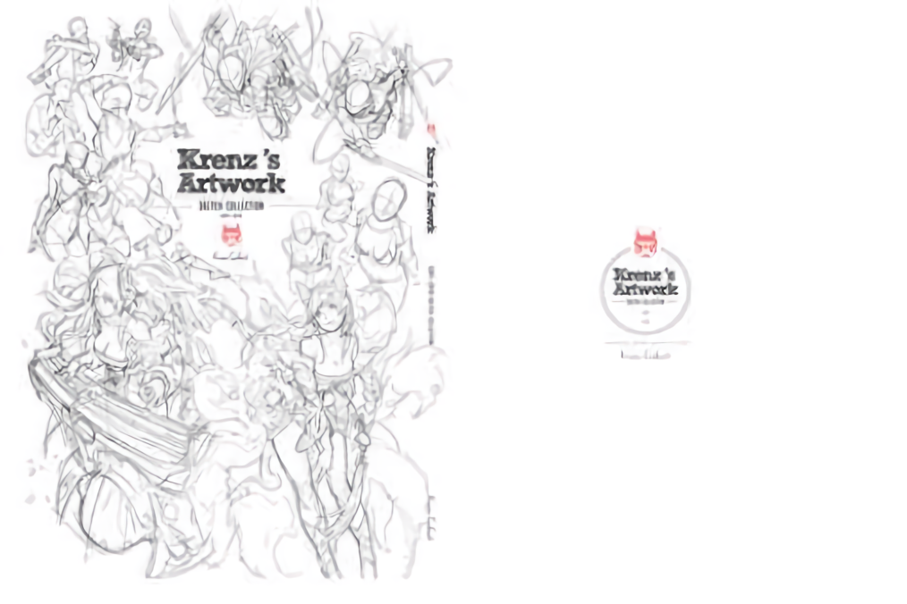 KRENZ Krenz's Artwork SKETCH COLLECTION Art Book 128page 