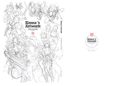 KRENZ Krenz's Artwork SKETCH COLLECTION Art Book 128page 