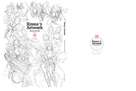 KRENZ Krenz's Artwork SKETCH COLLECTION Art Book 128page 