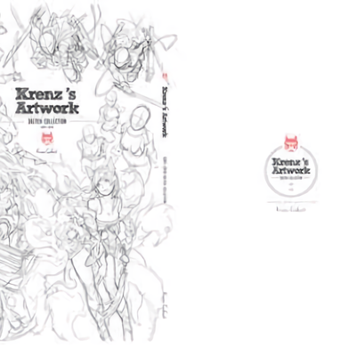 KRENZ Krenz's Artwork SKETCH COLLECTION Art Book 128page 