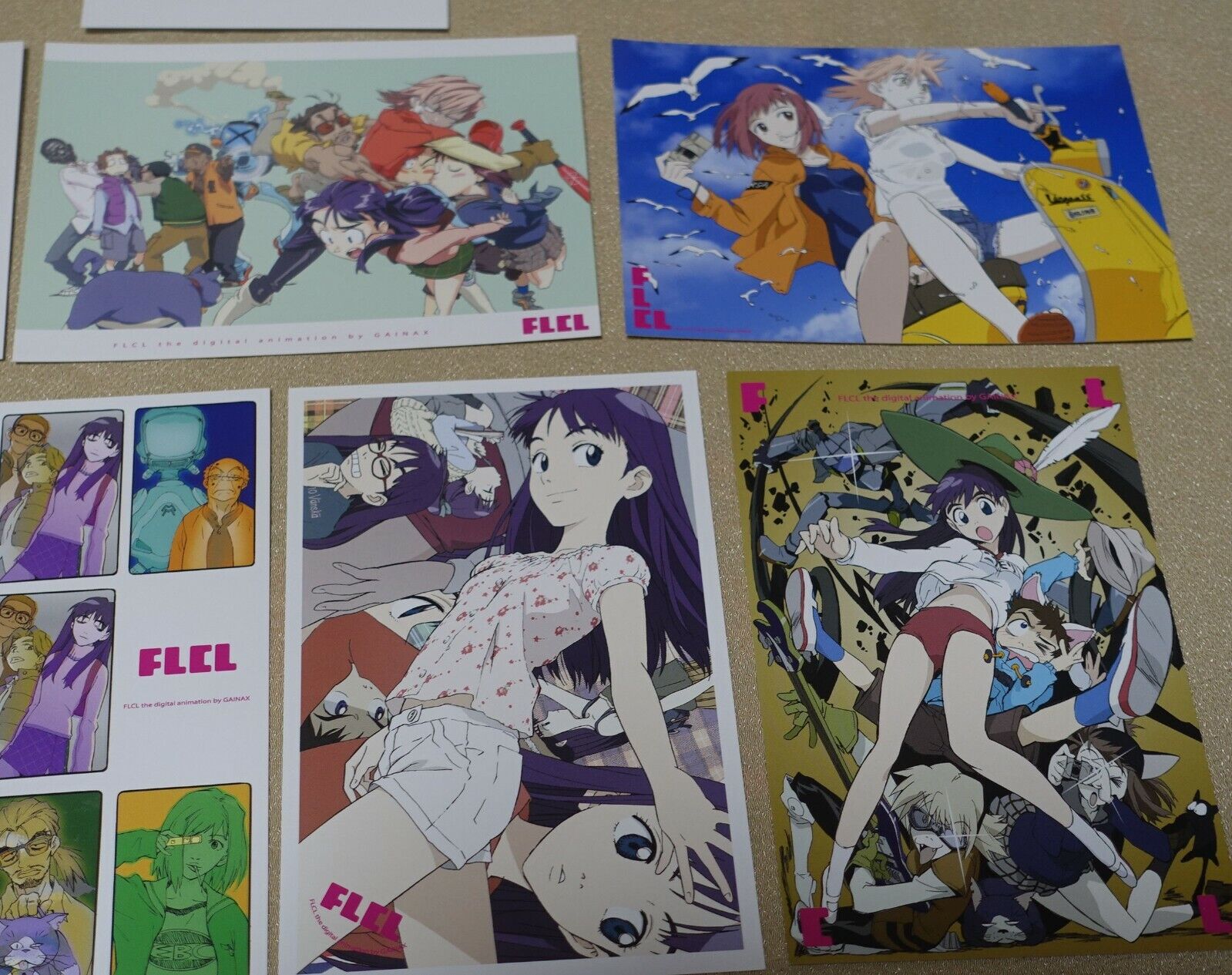 FLCL Post Card 8 piece set 