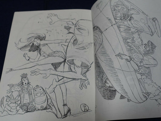 Yutaka Nakamura & Animation Staff Space Dandy Hand Made Art Book Pre-ver 