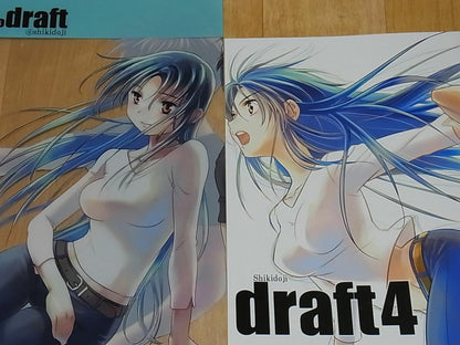 Shikidoji Full Metal Panic! Color Fan Art Book draft 4 & Clear File 