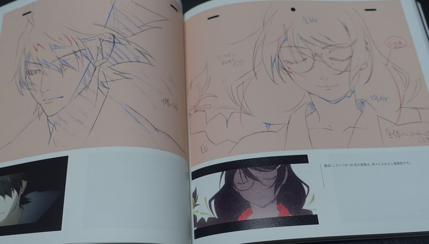 Bakemonogatari Key Animation Note Ge 4 books total 1200page 