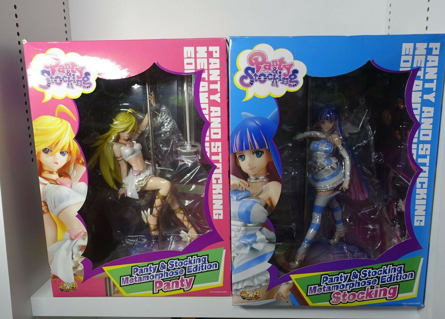 Panty and Stocking Metamorphose Edition Pole Dancing Figure Statue Set 