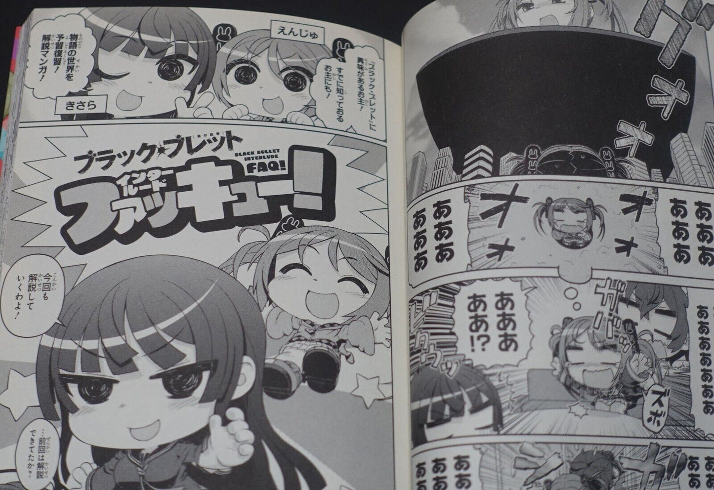 Japanese Comic Black Bullet 1-4 & INTERLUDE FAQ! Complete Set 