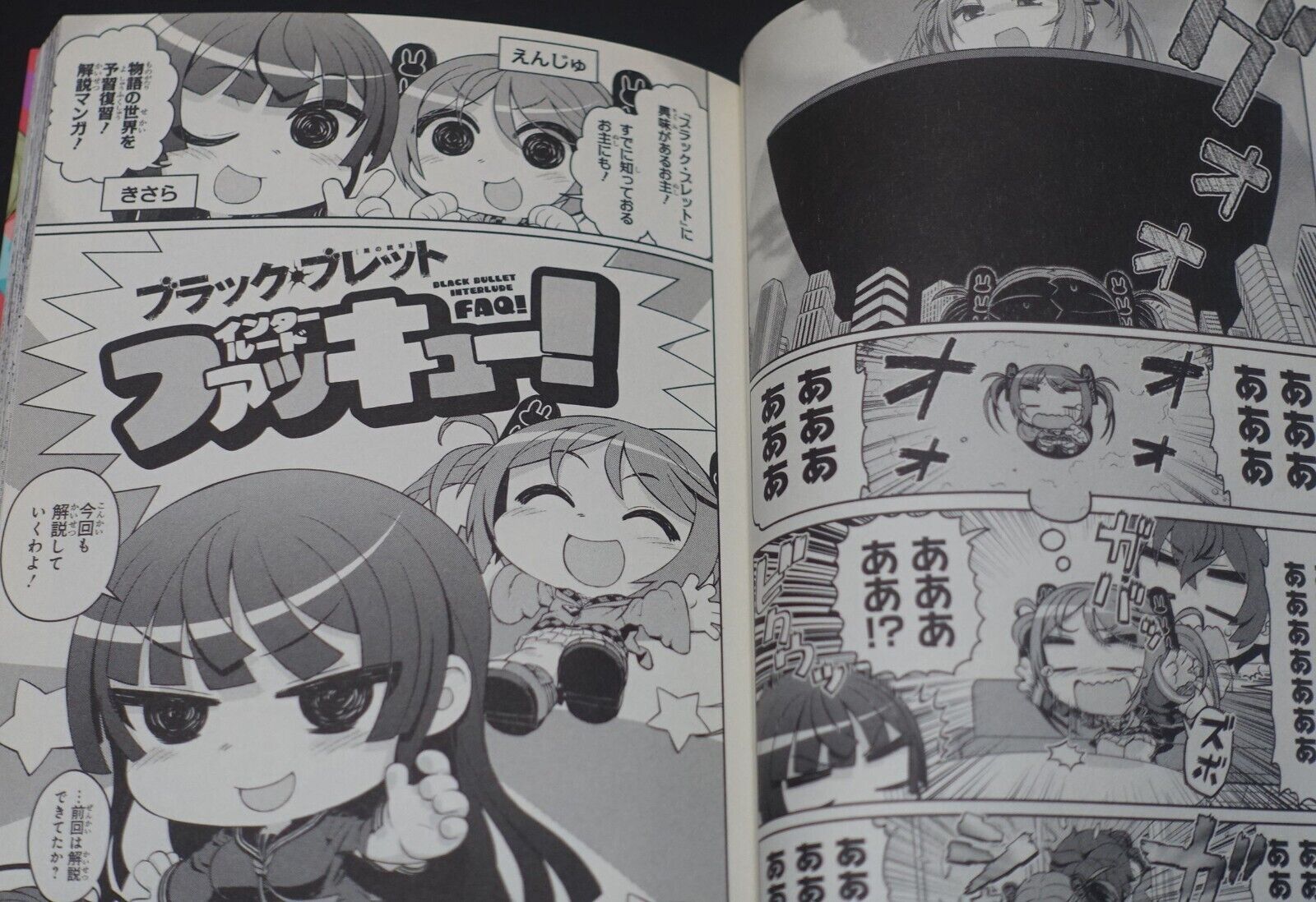 Japanese Comic Black Bullet 1-4 & INTERLUDE FAQ! Complete Set 