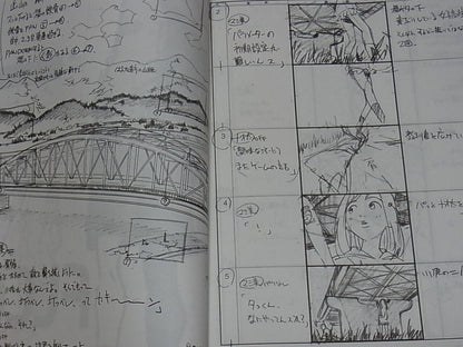 GAINAX FLCL STORY BOARD ART COMPLETE BOOK 888page Kazuya Tsurumaki 