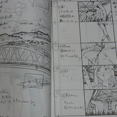 GAINAX FLCL STORY BOARD ART COMPLETE BOOK 888page Kazuya Tsurumaki 