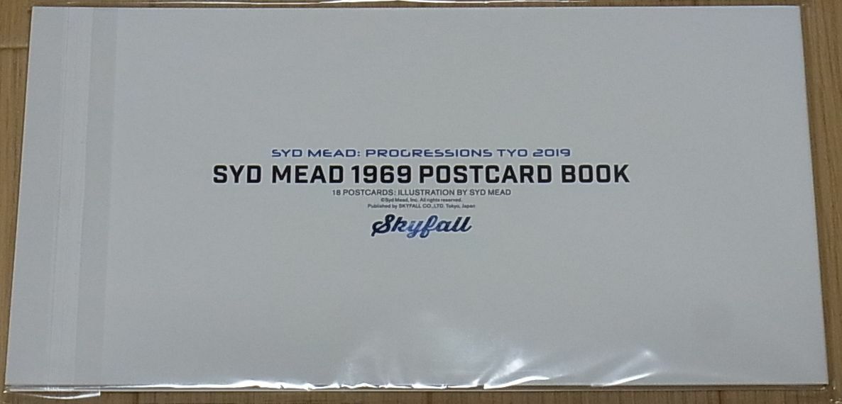SYD MEAD Tokyo Exhibition PROGRESSIONS TYO 2019 POST CARD BOOK 1969 18 post card 