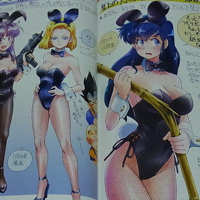 Maguta 80's Animation Heroines Bunny Girl Style Color Fan Art Book Anoko ga 