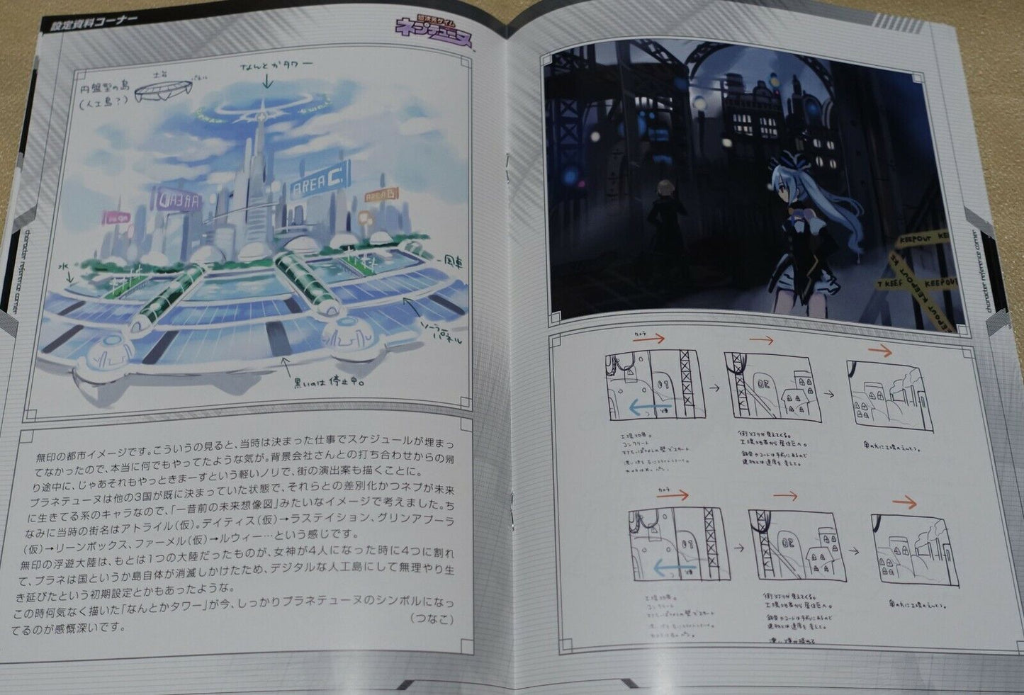 Hyperdimension Neptunia Official Illustration & Promo Design Work Book 