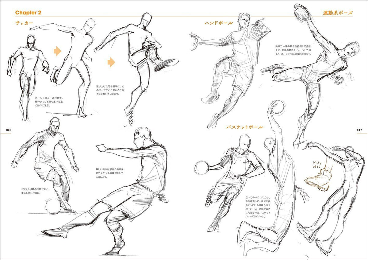 Junichi Hayama Animator's Sketches A collection of sketches of people in motion 