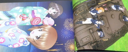 GIRLS und PANZER Characters Official Art Works Sensha-do Shoujo Syashin Syuu 1-4 