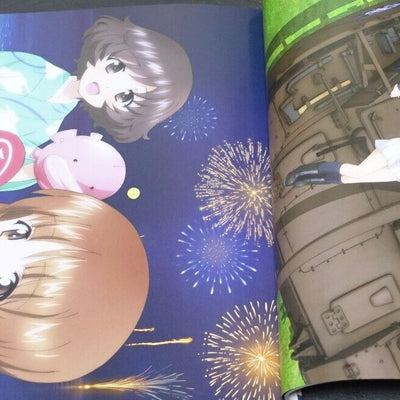 GIRLS und PANZER Characters Official Art Works Sensha-do Shoujo Syashin Syuu 1-4 