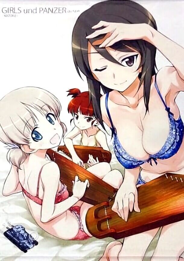 Tomoyasu Kurashima Girls und Panzer Fan Art B2 Size Tapestry Keizoku Team 