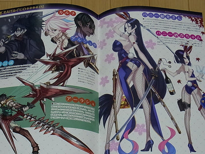 Honjou Raita Fate FGO Designer's Fan Art Book Rakugaki1-3 Complete Set Raikou 