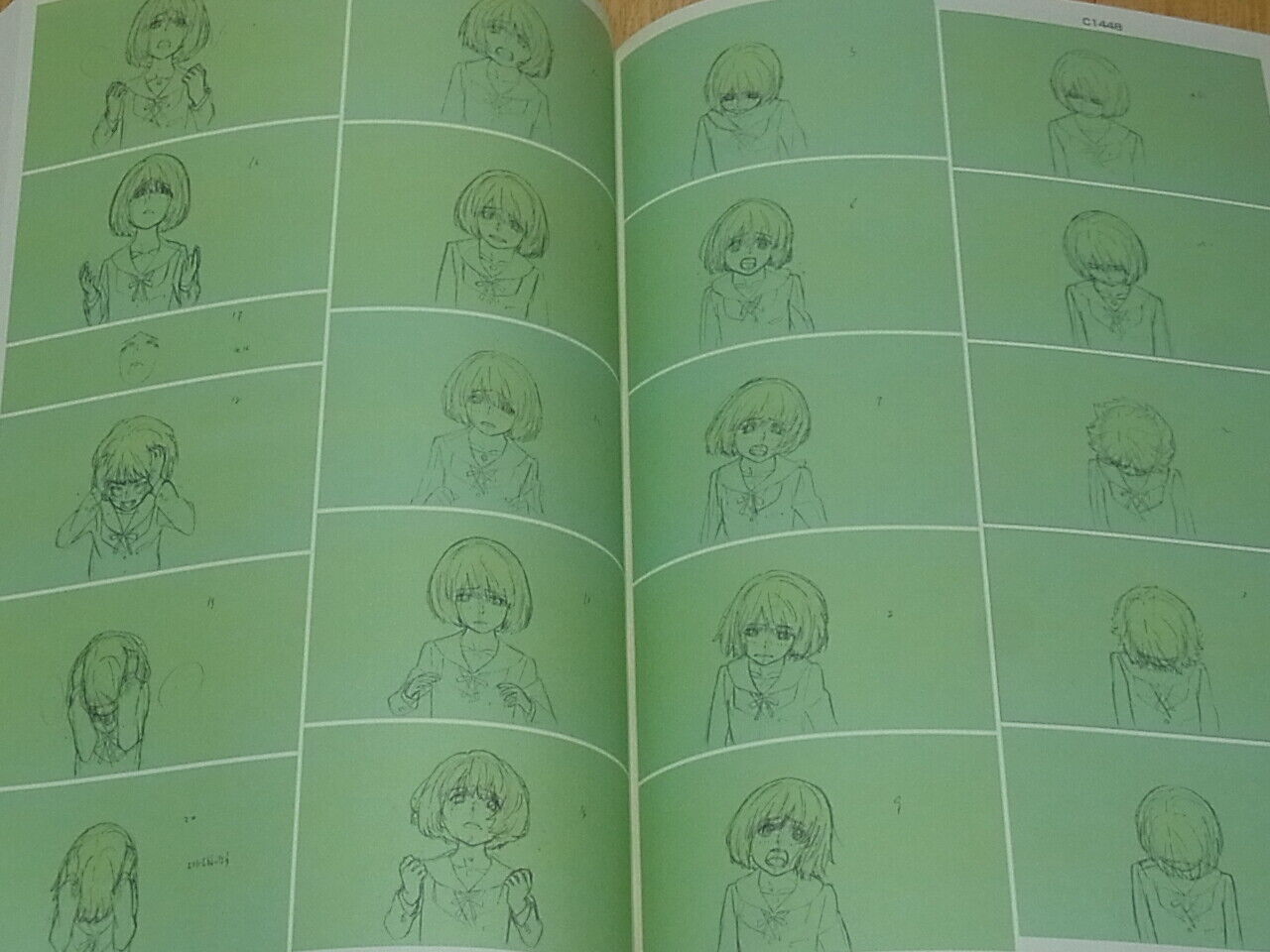 MASAYOSHI TANAKA Movie The Anthem of the Heart Key Animation Art Works Kyou 