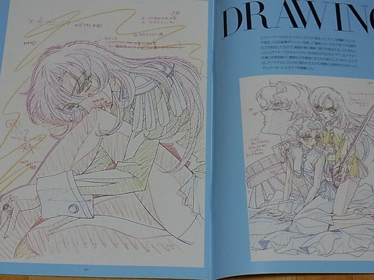 Revolutionary Girl Utena Art Book The hard core of UTENA Supplement Limited edi 