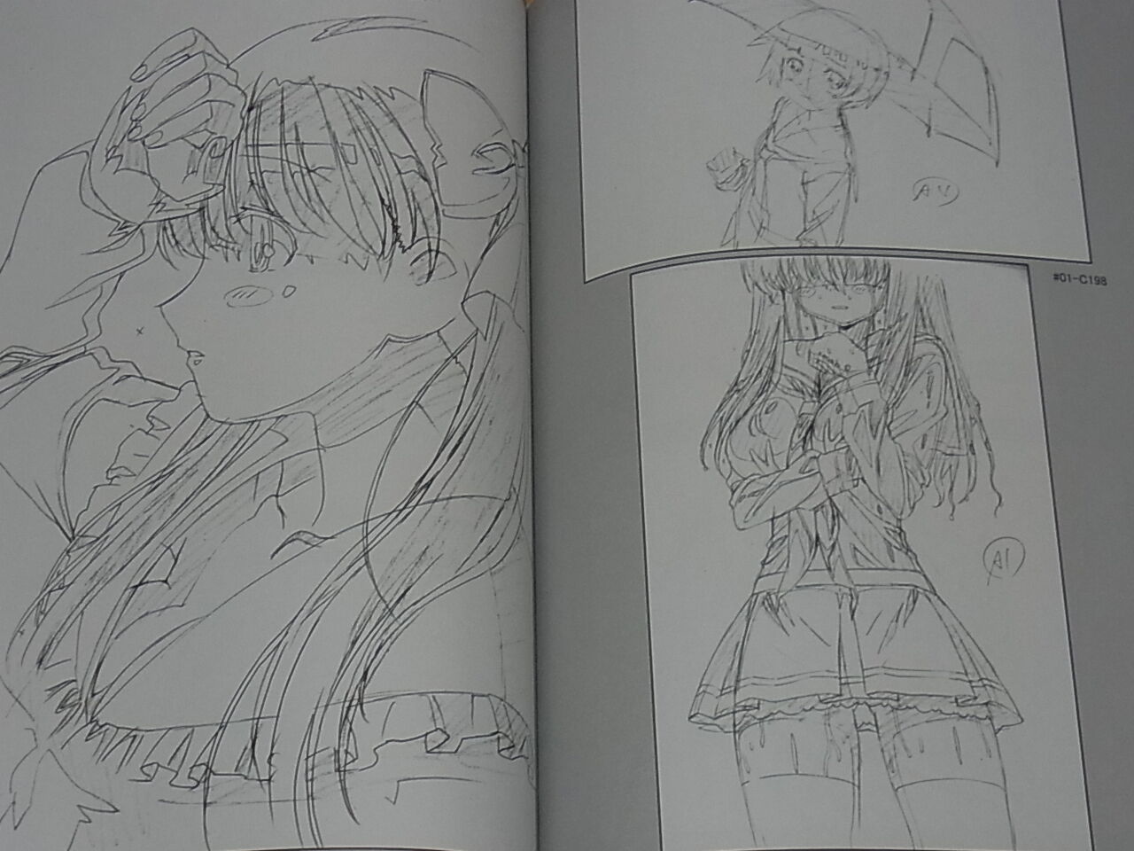 Masakatsu Sasaki Saki Animation Key Frame Art Book 150page 