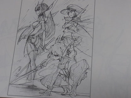 THE ART OF KLK Vol.1-3 Complete Set Kill la Kill Design art Book 148page 