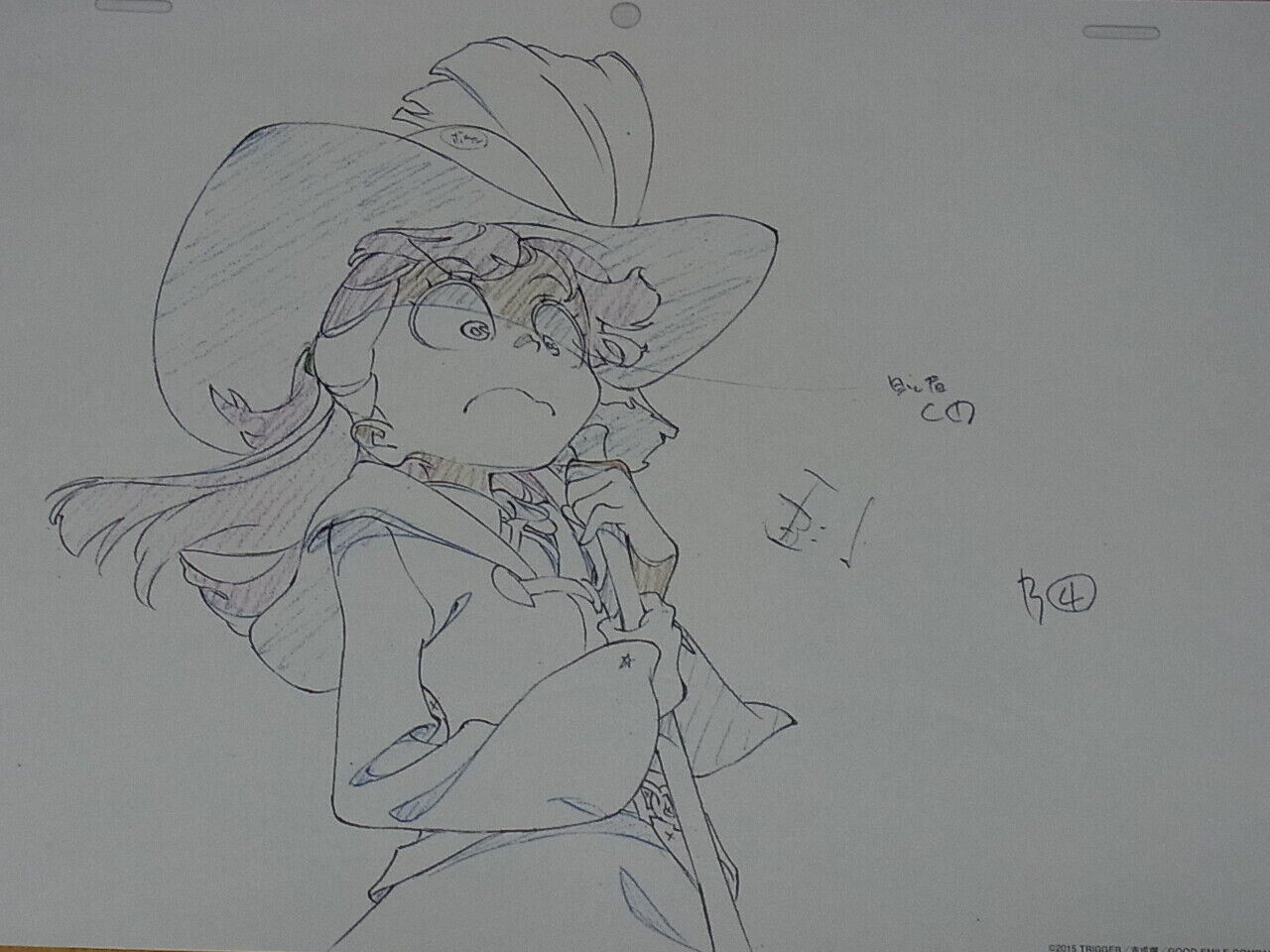 Yoh Yoshinari Little Witch Academia Print Material Art 3 piece Set B 