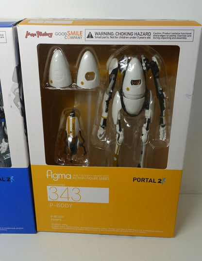 Max Factory Portal2 Action Figure Figma ATLAS & P-BODY 