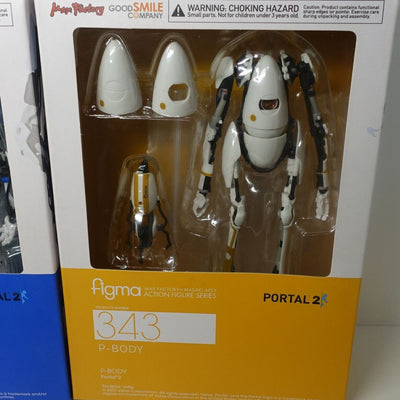 Max Factory Portal2 Action Figure Figma ATLAS & P-BODY 