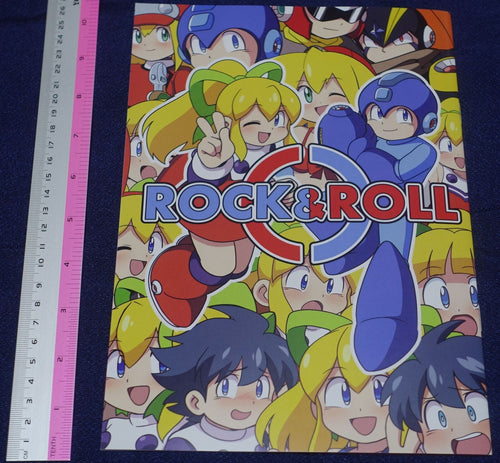 Gin no Satetsu Mega Man Rock Man Fan Art Book ROCK & ROLL C101 