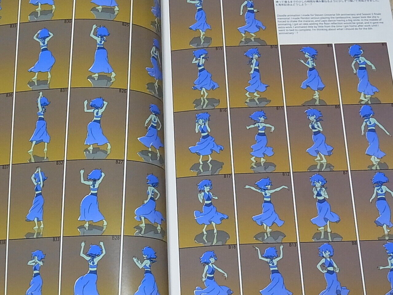 TAKAFUMI HORI KEY ANIMATION NOTE 2019 Dororo Steaven Universe etc C97 