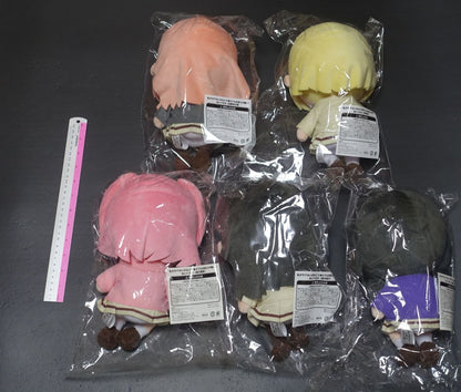 Watamote Plushie Plush Doll 5 Character Complete Set SQUARE ENIX 