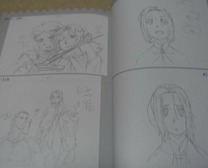 LIDENFILMS The Heroic Legend of Arslan Key Frame & Staff Art Book Set Yashasuiin 