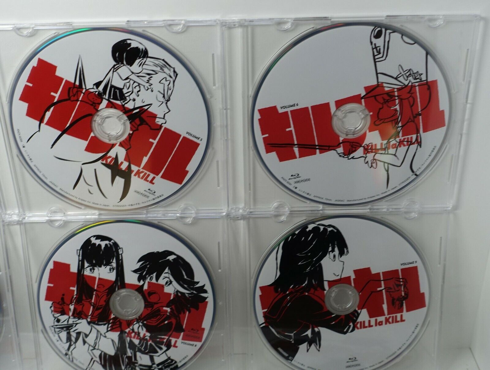 KILL LA KILL Animation 26 Episode Complete Blu-ray 9 Disc Set 