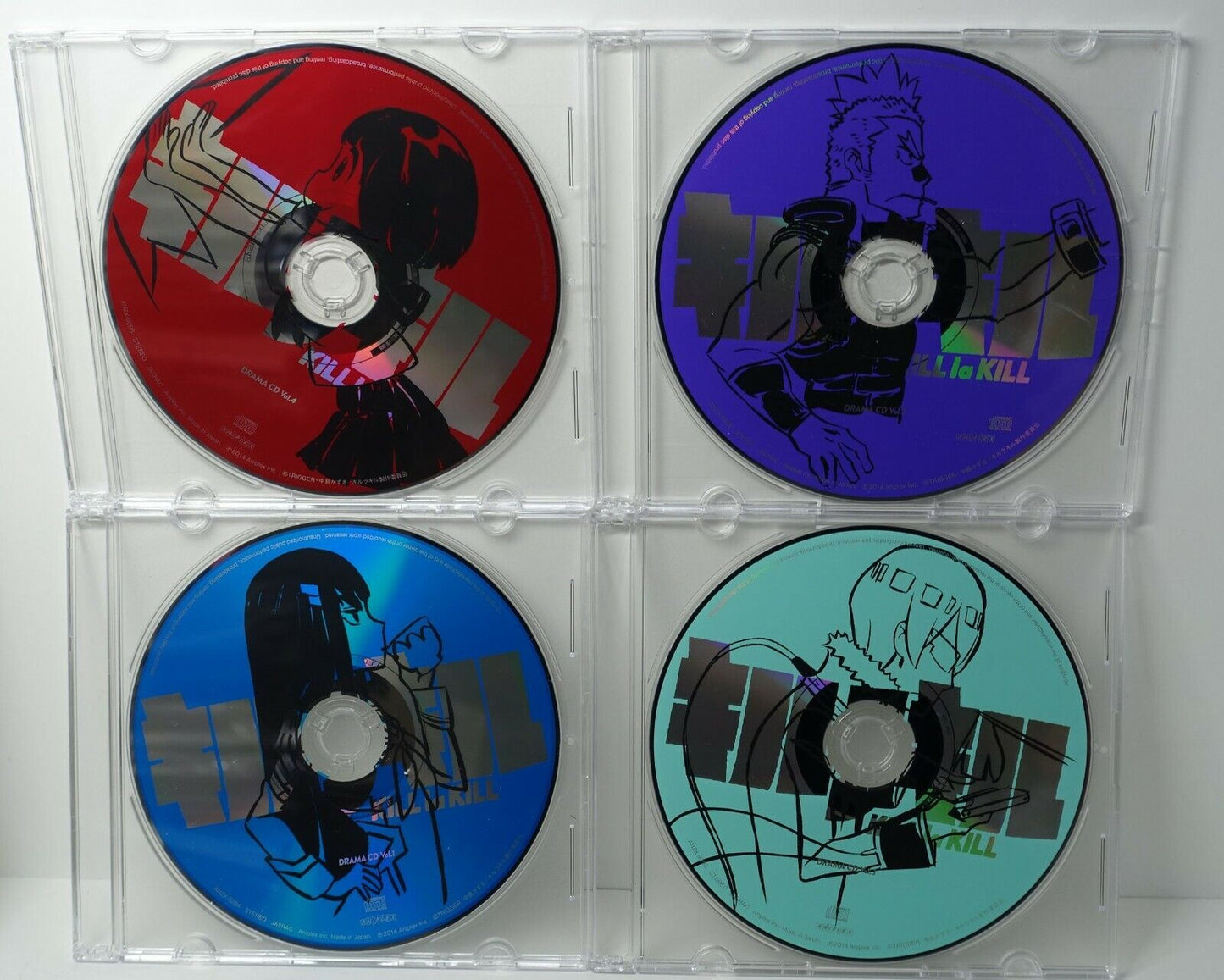 KILL LA KILL Characters Voice Drama CD vol.1-4 Complete Set 