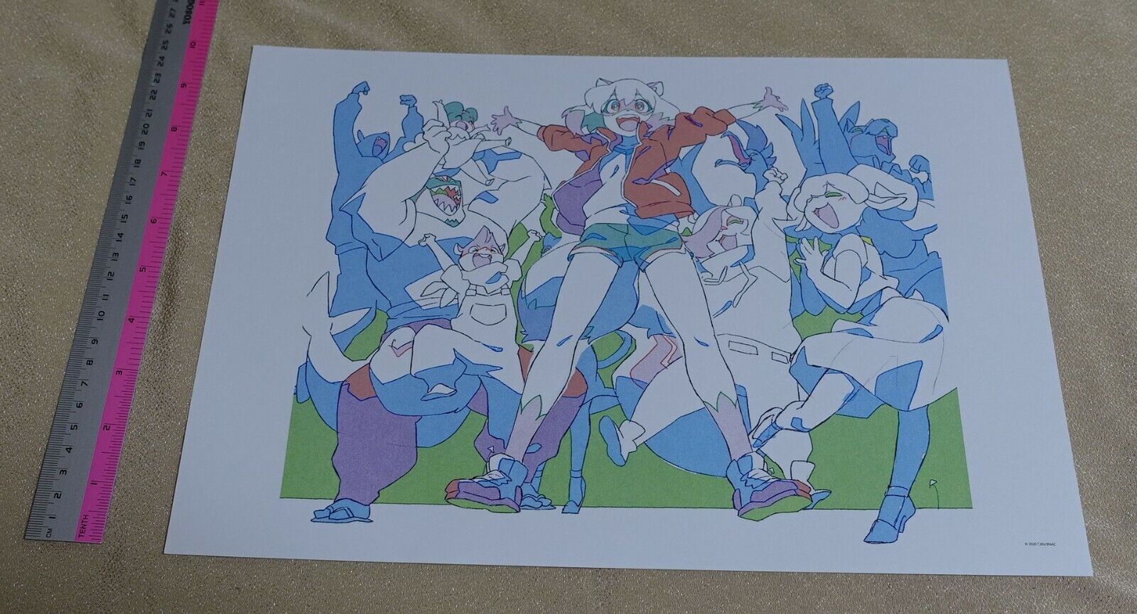 BNA Reproduction of Key Frame Art Sheet 3 piece Set 