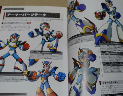 Rock Man Mega Man Date Setting Book Compendium of Rockman X 
