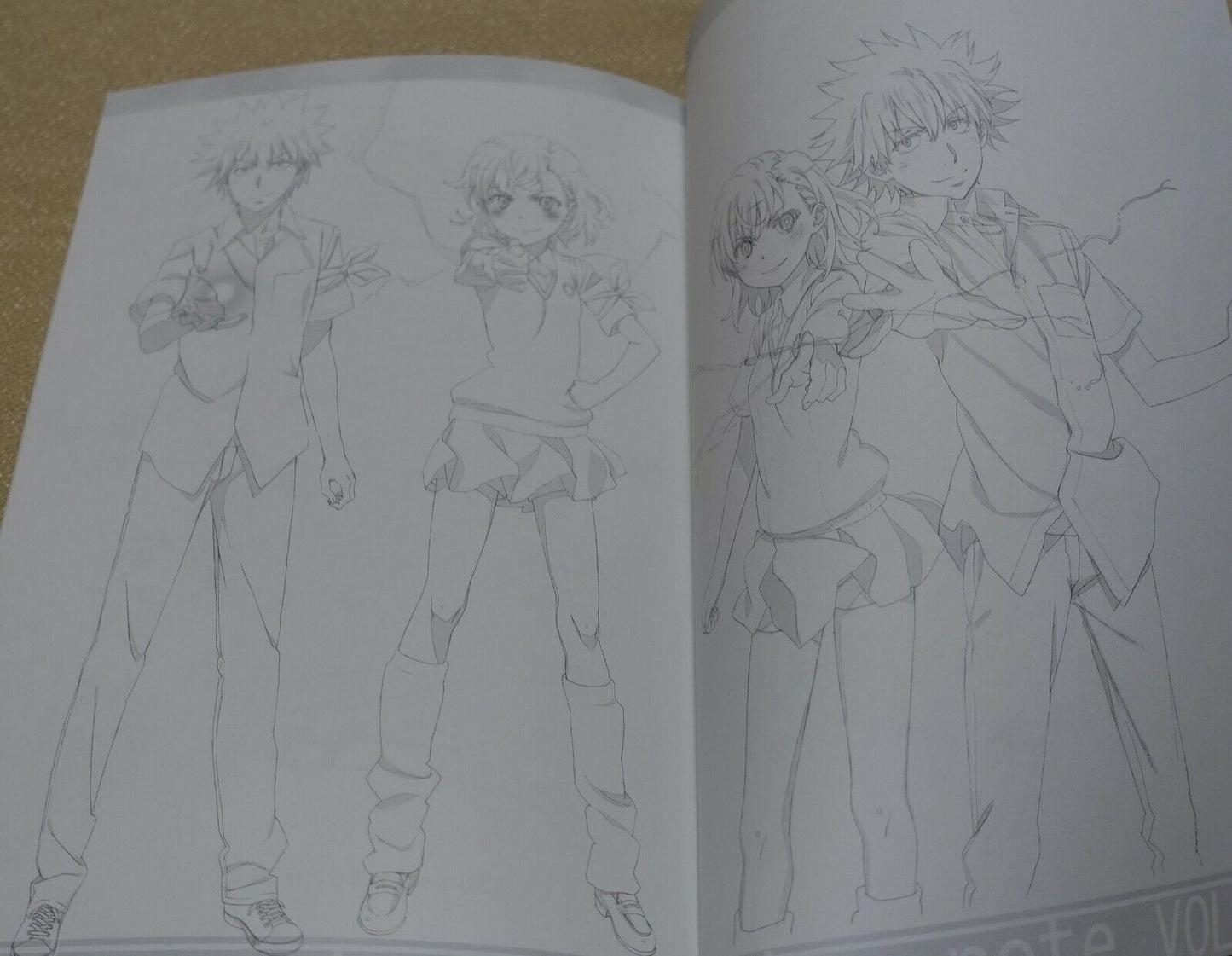 Yuichi Tanaka A Certain Scientific Railgun Designer's Art Book Index.note 8 