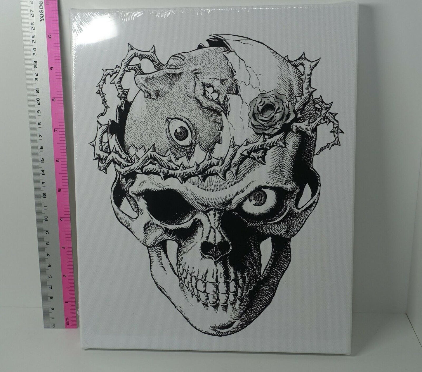 BERSERK EXHIBITION EVENT ITEM Fine Art Board 27x22cm Beherit in Skull 