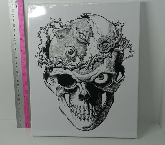 BERSERK EXHIBITION EVENT ITEM Fine Art Board 27x22cm Beherit in Skull 