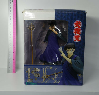 3-7 days from Japan Kotobukiya Inuyasha Miroku Figure Statue rod damage 